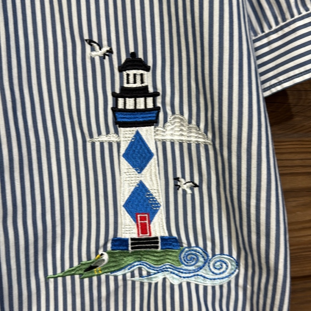 Blair Lighthouse Button Down - image 3